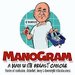 Promotional image for Manogram – A Man with Breast Cancer. Stories of Confusion, Disbelief, Irony and Downright Ridiculousness