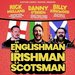 Promotional image for An Englishman, an Irishman and a Scotsman